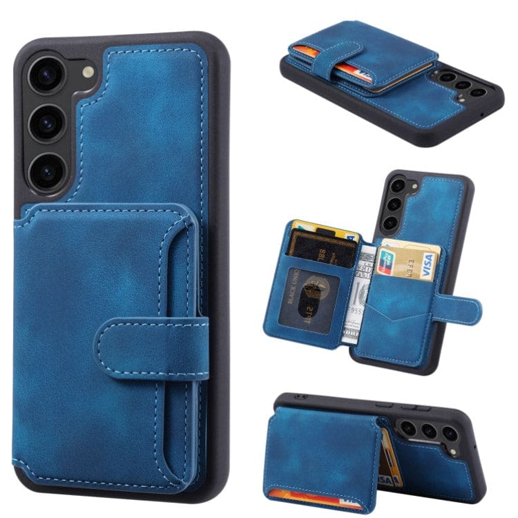 Samsung Galaxy S23 Deluxe Rear 5 Card Wallet Cover - Image 6