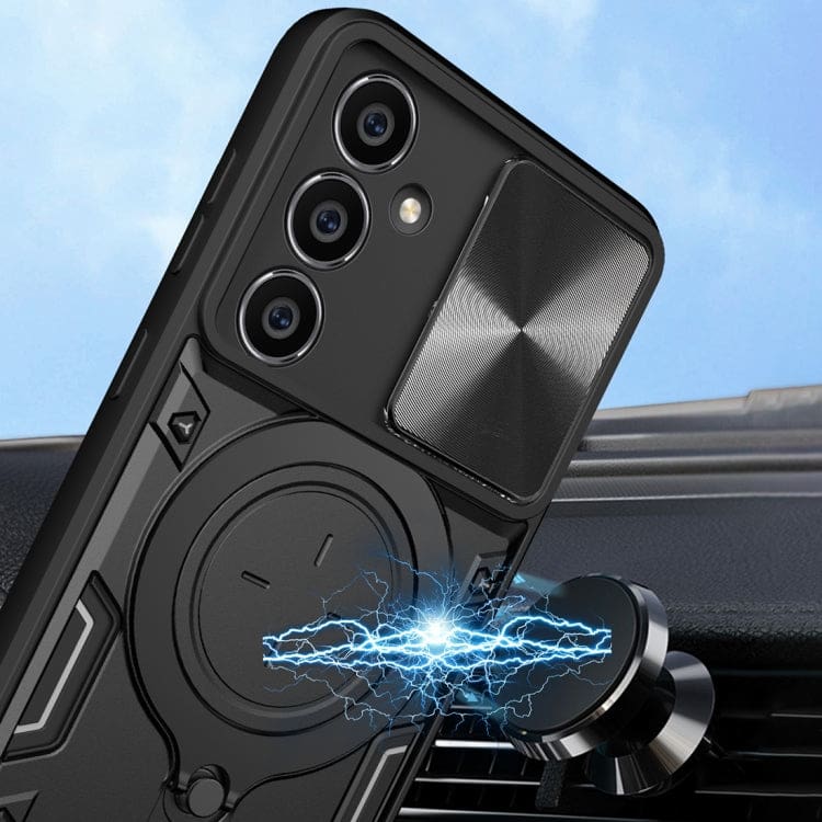 Samsung Galaxy S23 FE Camera Shield Cover with Metal Ring/Stand - Image 7