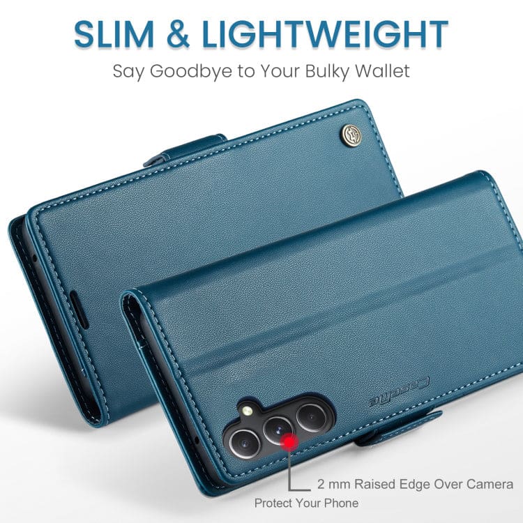 Samsung Galaxy S23 FE CaseMe 023 Wallet Flip Cover, RFID Protection, Card Holder - Image 2