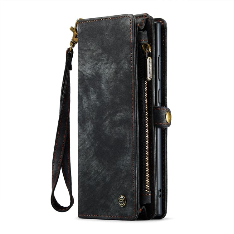 Samsung Galaxy S23 Ultra 5G CaseMe 008 2-In-1 Wallet with Detachable Cover, 8 Card Slots + Zip Pocket - Image 2