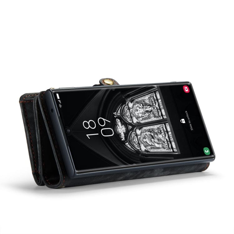 Samsung Galaxy S23 Ultra 5G CaseMe 008 2-In-1 Wallet with Detachable Cover, 8 Card Slots + Zip Pocket - Image 4