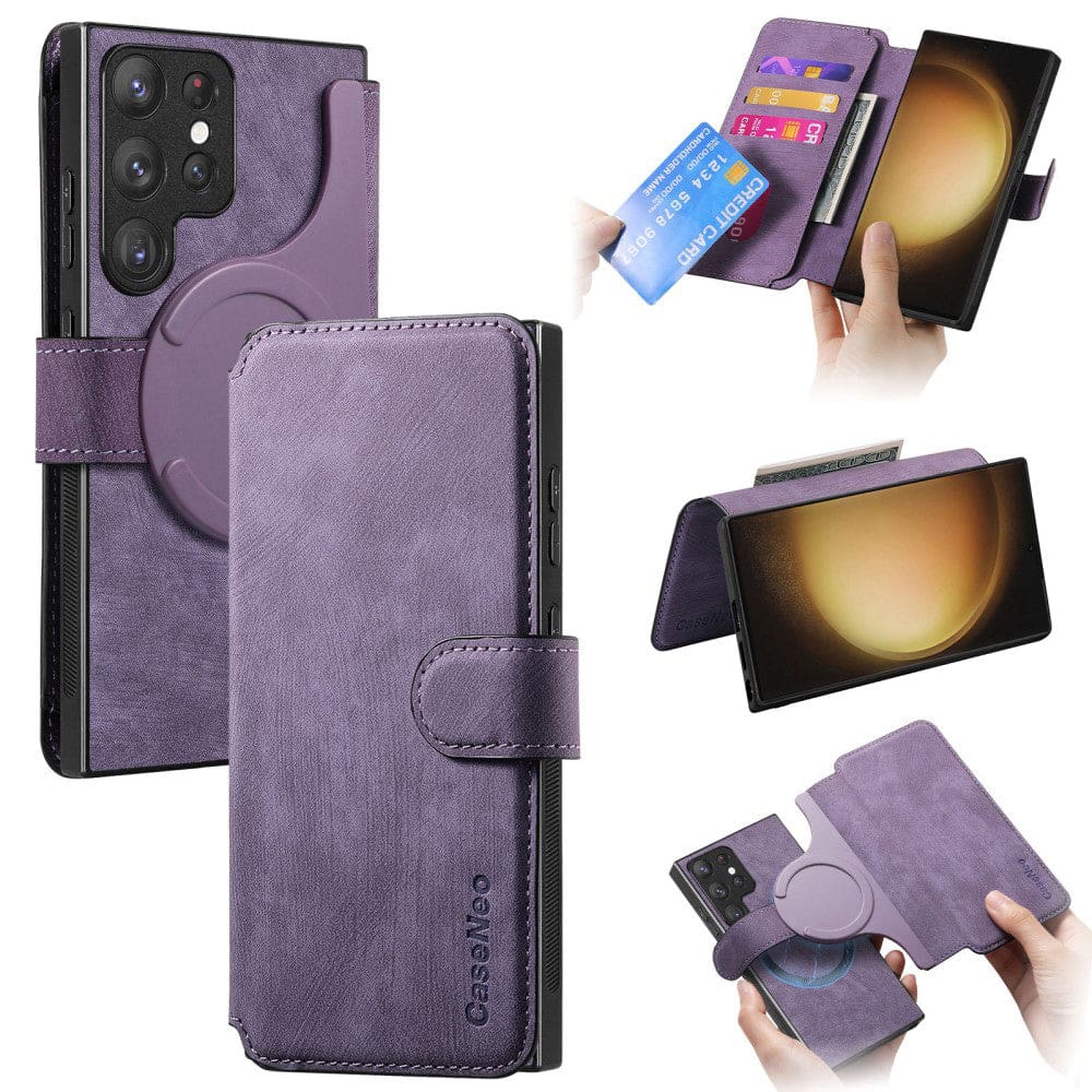 Samsung Galaxy S23 Ultra CaseNeo MW-03 2-in-1 Detachable Flip Cover Wallet - Image 7