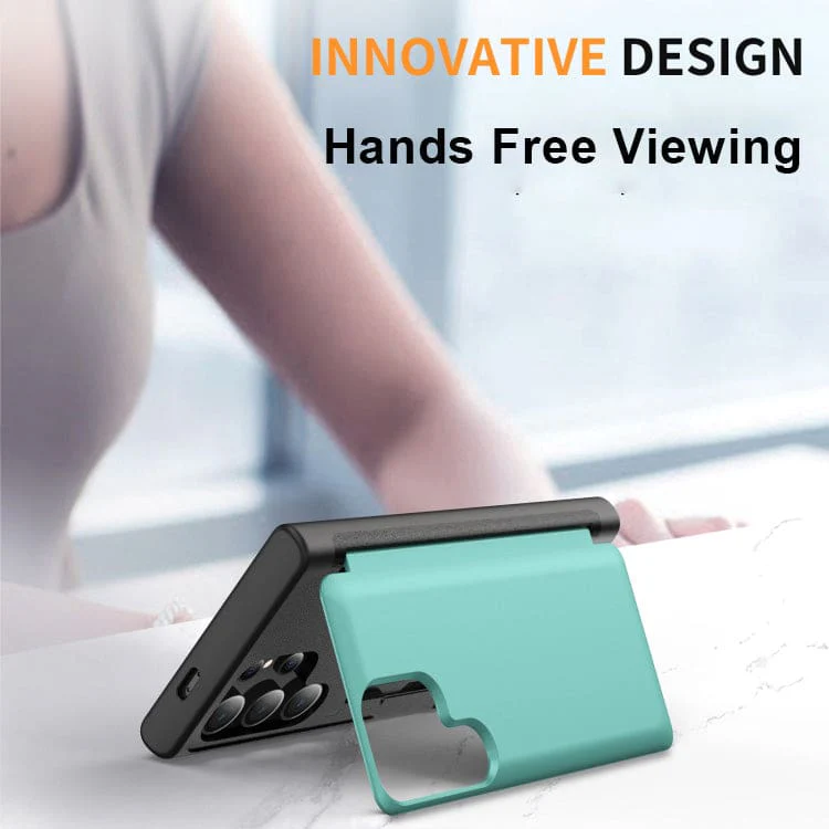 Samsung Galaxy S23 Ultra HardCase Card Holder Flip Cover - Image 10