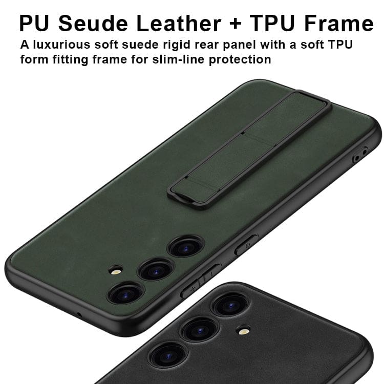 Samsung Galaxy S24 5G GKK Suede Panel Rigid Cover - Image 2