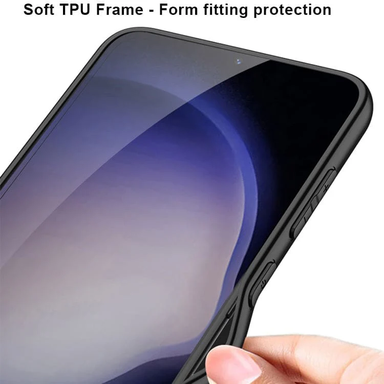 Samsung Galaxy S24 5G GKK Suede Panel Rigid Cover - Image 4