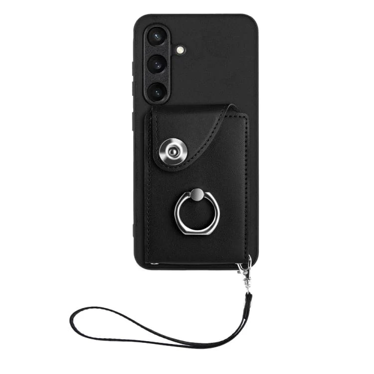 Samsung Galaxy S24 8 Card Rear Wallet Cover with Ring/Stand - Image 2