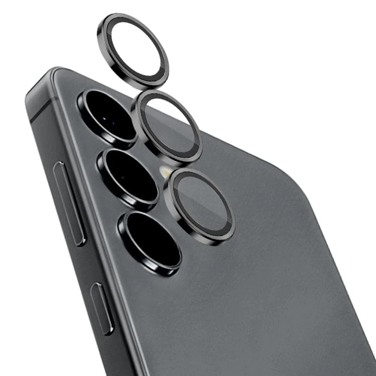 Samsung Galaxy S24 Alloy and Glass Camera Lens Protector Caps - Image 3