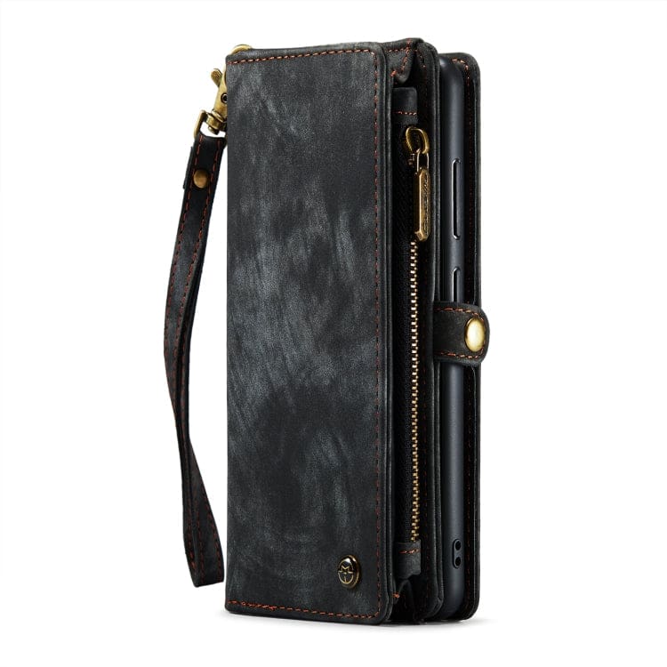 Samsung Galaxy S24 FE CaseMe 008 2-In-1 Wallet with Detachable Cover, 8 Card Slots + Zip Pocket - Image 4