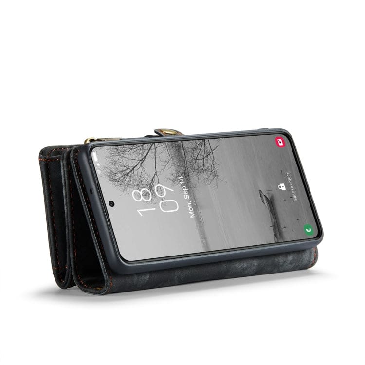Samsung Galaxy S24 FE CaseMe 008 2-In-1 Wallet with Detachable Cover, 8 Card Slots + Zip Pocket - Image 5