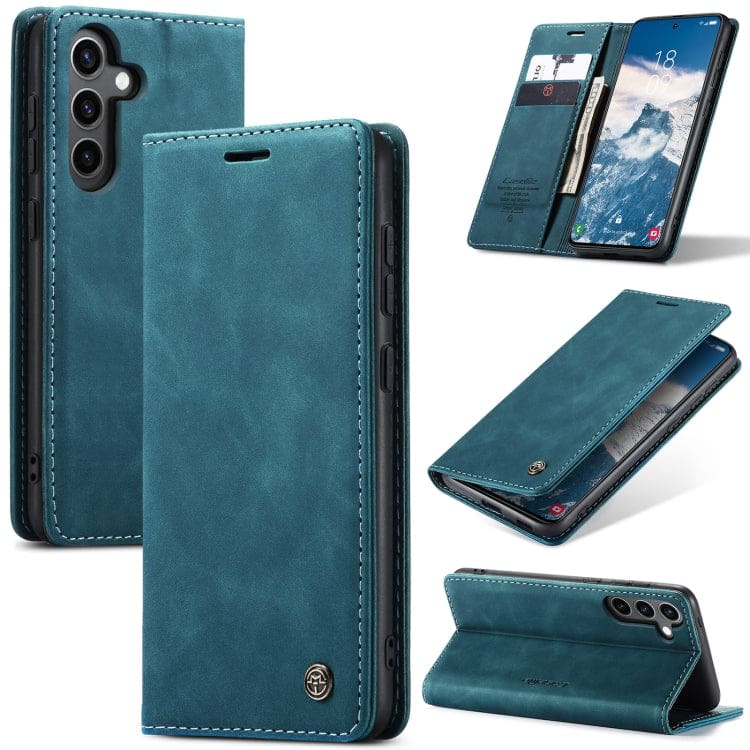 Samsung Galaxy S24 FE CaseMe 013 Wallet Flip Cover, Card Holder - Image 3