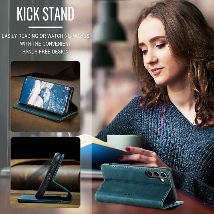 Samsung Galaxy S24 FE CaseMe 013 Wallet Flip Cover, Card Holder - Image 9