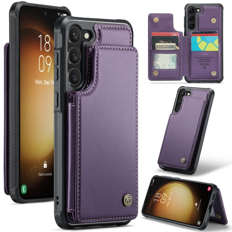 Samsung Galaxy S24 FE CaseMe C22 Rear Wallet Cover with Card Slots