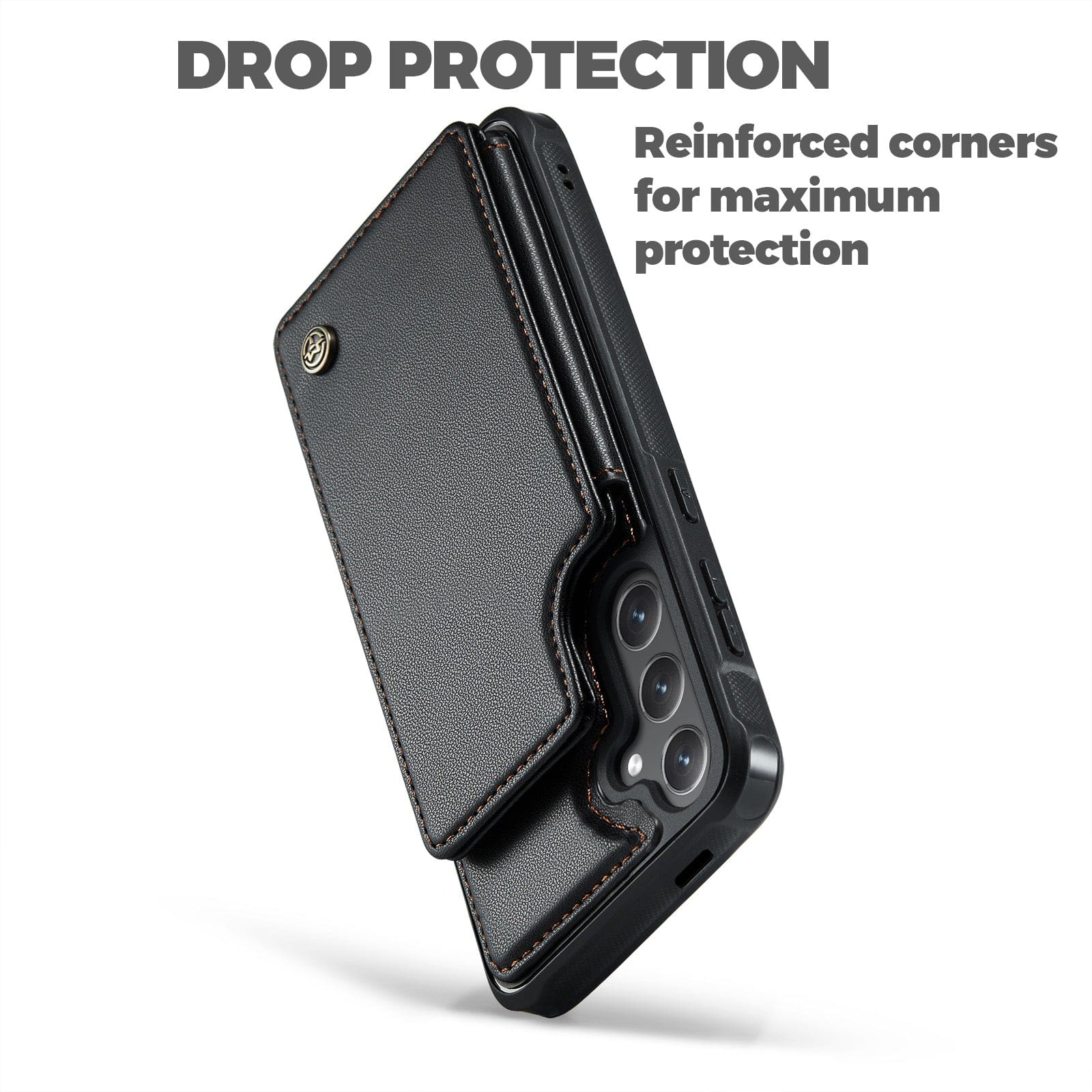 Samsung Galaxy S24+ / S25+ CaseMe C22 Rear Wallet Cover with Card Slots - Image 4
