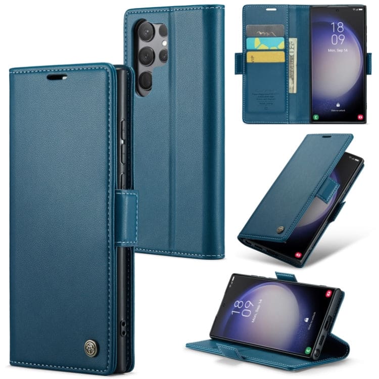 Samsung Galaxy S24 Ultra CaseMe 023 Wallet Flip Cover, RFID Protection, Card Holder - Image 8