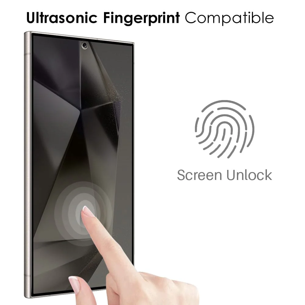 Samsung Galaxy S24 Ultra Tempered Privacy Glass Screen Protector, 0.18mm, Aluminium Silica - Image 3