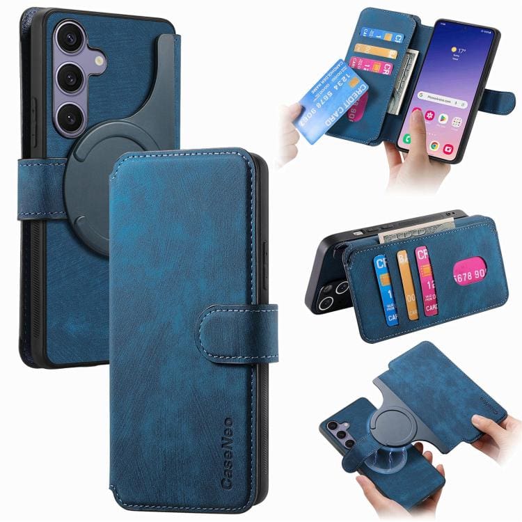 Samsung Galaxy S25 FE CaseNeo MW-03 2-in-1 Detachable Flip Cover Wallet - Image 8