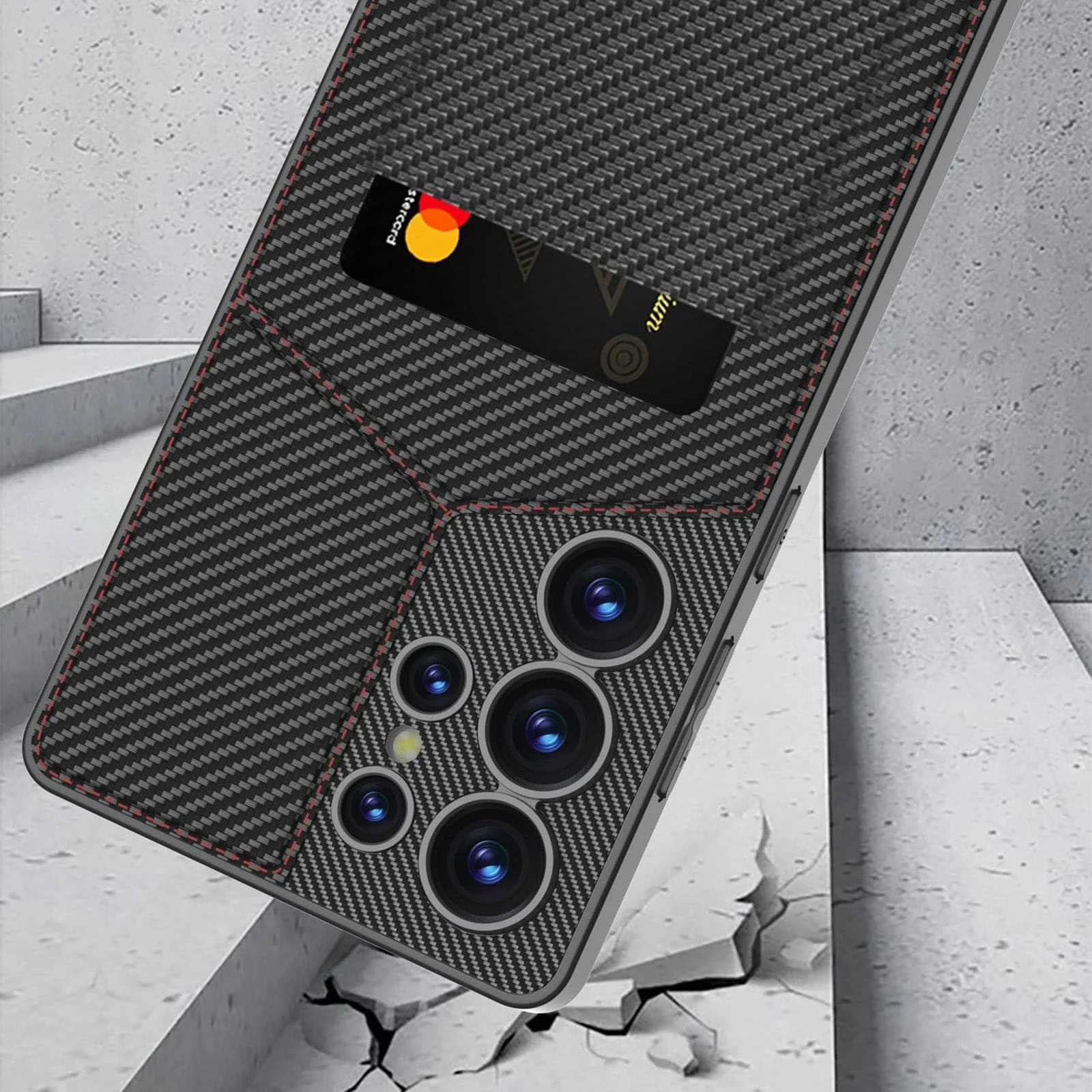 Samsung Galaxy S25 GKK Rotor Thin Card Holder Cover - Image 6