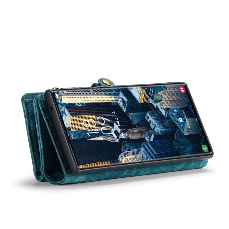 Samsung Galaxy S24 Ultra 5G CaseMe 008 2-In-1 Wallet with Detachable Cover, 8 Card Slots + Zip Pocket - Image 4