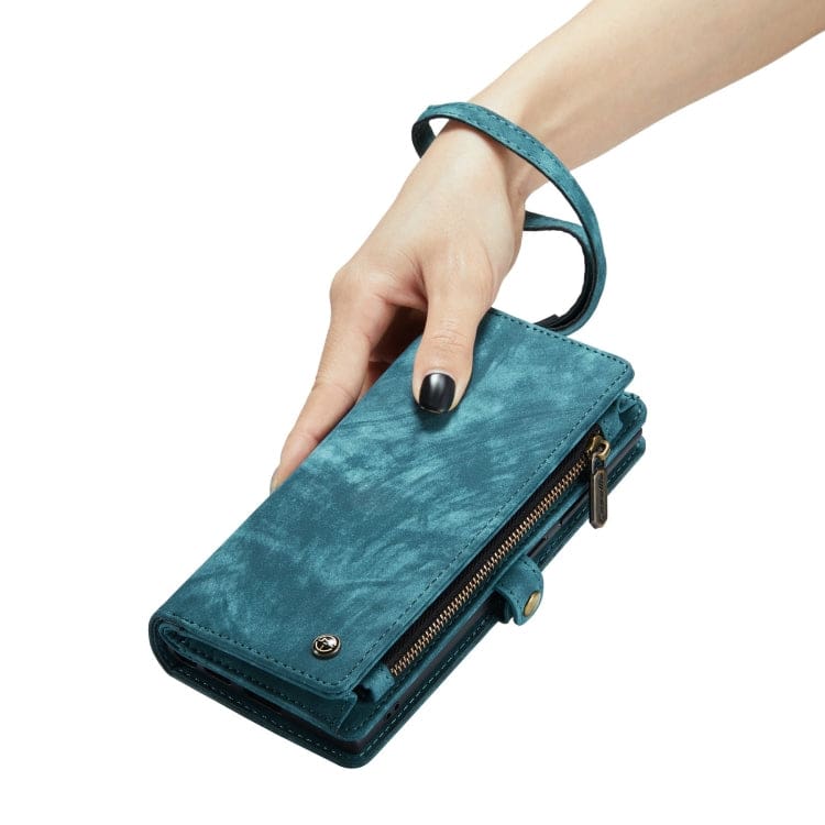 Samsung Galaxy S24 Ultra 5G CaseMe 008 2-In-1 Wallet with Detachable Cover, 8 Card Slots + Zip Pocket - Image 6