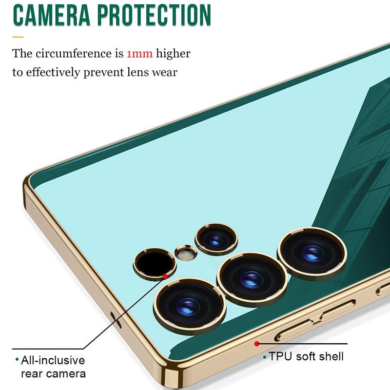 Samsung Galaxy S25 Ultra 5G GKK Electroplated Reflective TPU Cover - Image 4
