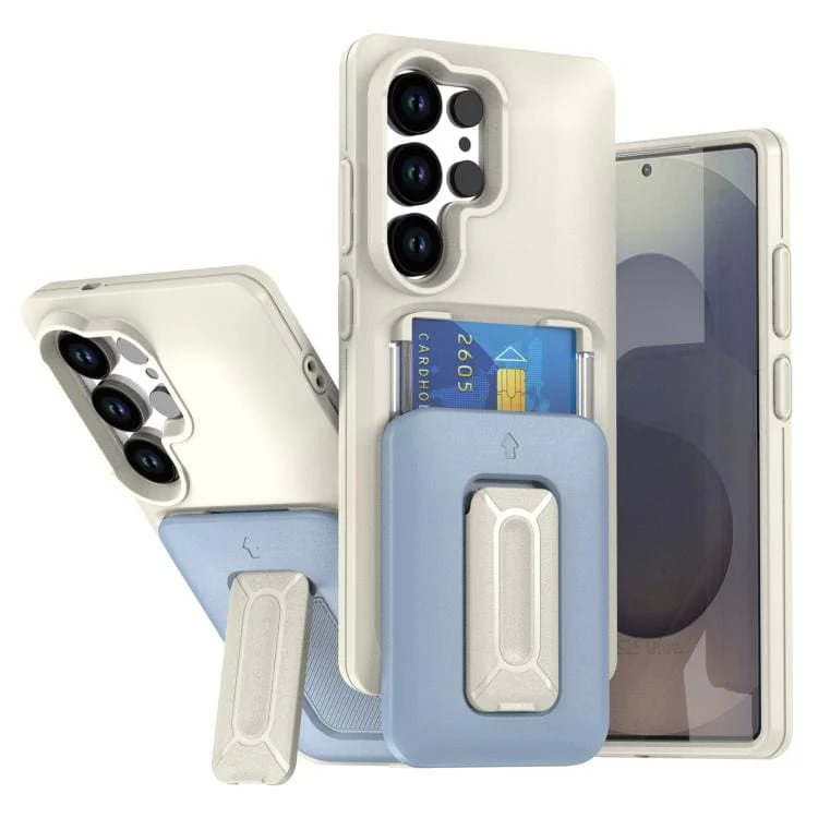 Samsung Galaxy S25 Ultra HardCase Card Holder With Kickstand - Image 2