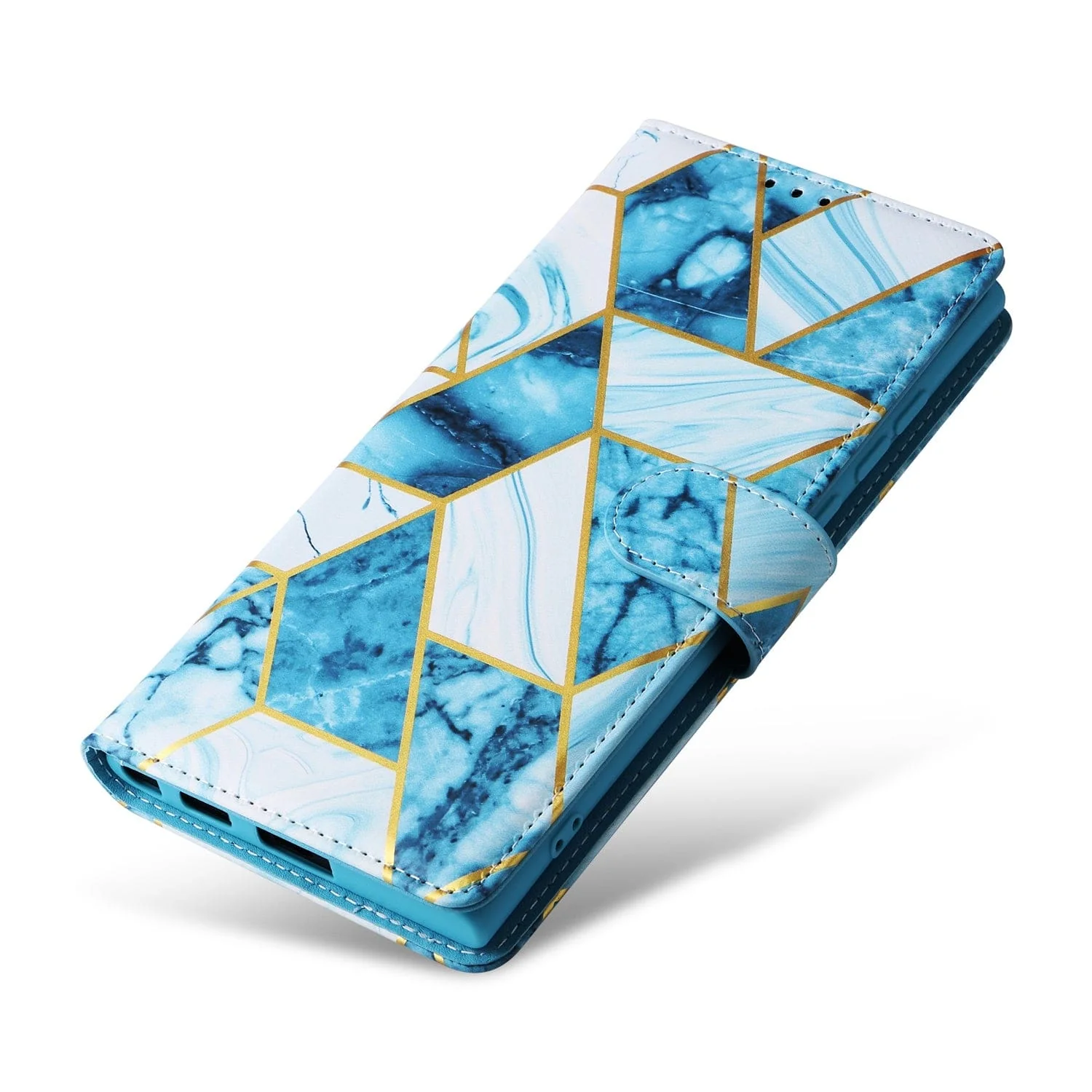 Samsung Galaxy S25 Ultra Marble Patterned Flip Wallet, Card Slots - Image 7