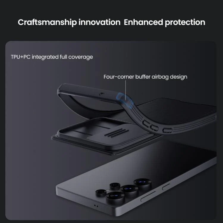 Samsung S25 Ultra Nillkin CamShield Pro Cover | Sliding Camera Shield - Image 5
