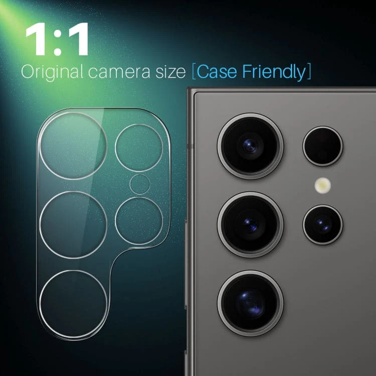 Samsung Galaxy S25 Ultra Camera Lens Cap | Northjo HD Clear Glass - Image 4