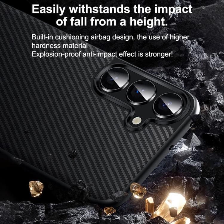 Samsung Galaxy S25 Ultra SULADA Kevlar Series Shockproof Case with Built-in Magnetic Ring - Image 6