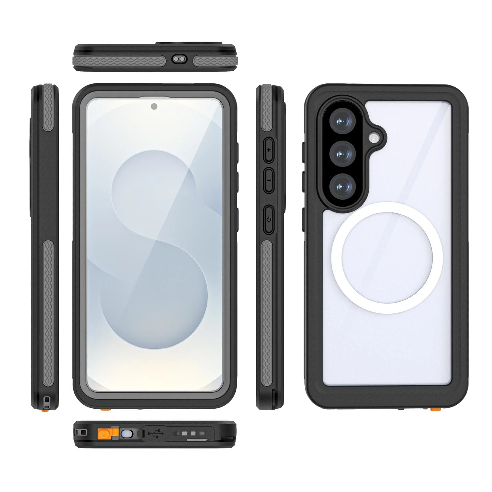 Samsung Galaxy S26 5G RedPepper V Series Waterproof Full Cover | Magsafe Style Ring - Image 2