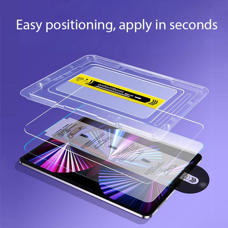 Samsung Galaxy Tab A9+ / A11+ Glass Screen Protector with Easy Install Applicator Frame - Image 3