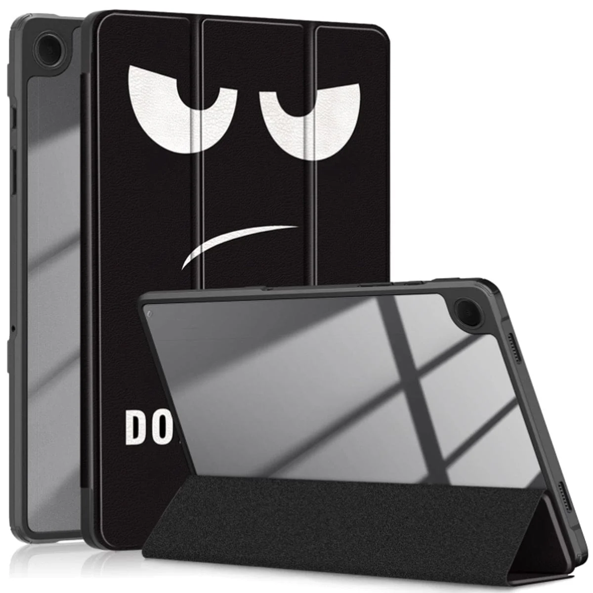 Samsung Galaxy Tab A11+ / Tab A9+ Acrylic Patterned Tri-Fold Flip Cover and Tablet Stand - Image 11