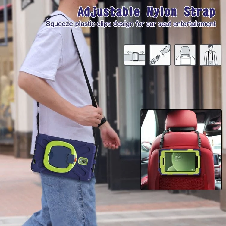 Samsung Galaxy Tab Active 5 / Active 3 8.0 Shockproof Rugged Cover with Handle - Image 5