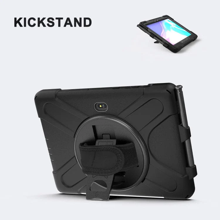 Samsung Galaxy Tab Active Pro/Active4/5 Pro 10.1 HD Rugged Case | 10.1" Shockproof Armor Cover with Built-in Stand - Image 4