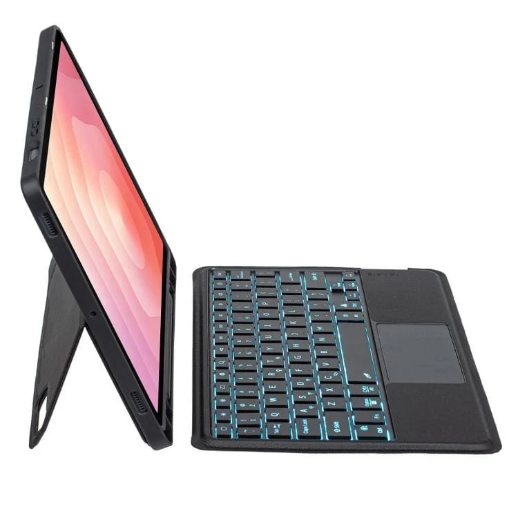 Samsung Galaxy Tab S11 Ultra Detachable Bluetooth Backlight Keyboard Folio Cover - Image 5