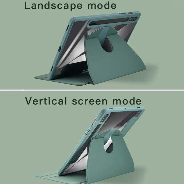 Samsung Galaxy Tab S6 Lite Acrylic Rotating Flip Cover, Pen holder - Image 7