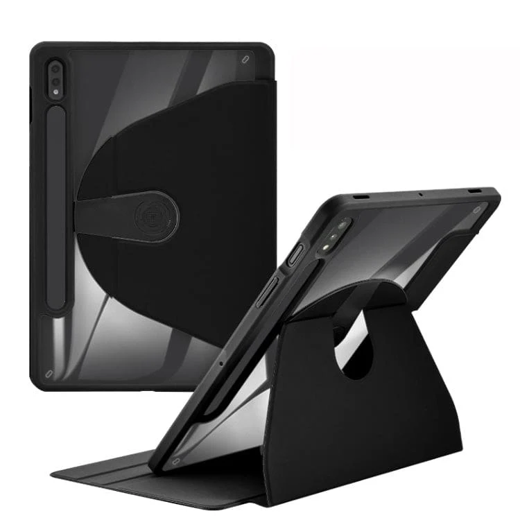 Samsung Galaxy Tab S6 Lite Acrylic Rotating Flip Cover, Pen holder - Image 9