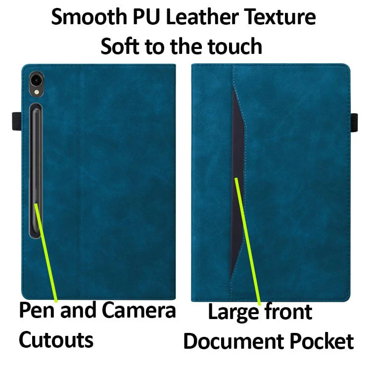 Samsung Galaxy Tab S7 / S8 / S9 Splice Flip Cover with Card Slots - Image 2