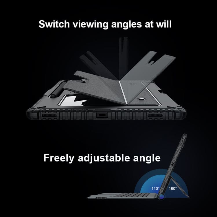 Samsung Galaxy Tab S8+/S7+/S7 FE Nillkin Bluetooth Detachable Touchpad Keyboard and Cover - Image 3