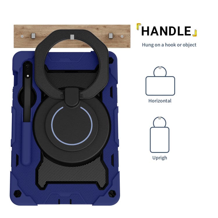 Samsung Galaxy Tab S9+ / Tab S10+ Armor HD Shockproof Rugged Cover with Stand - Image 3