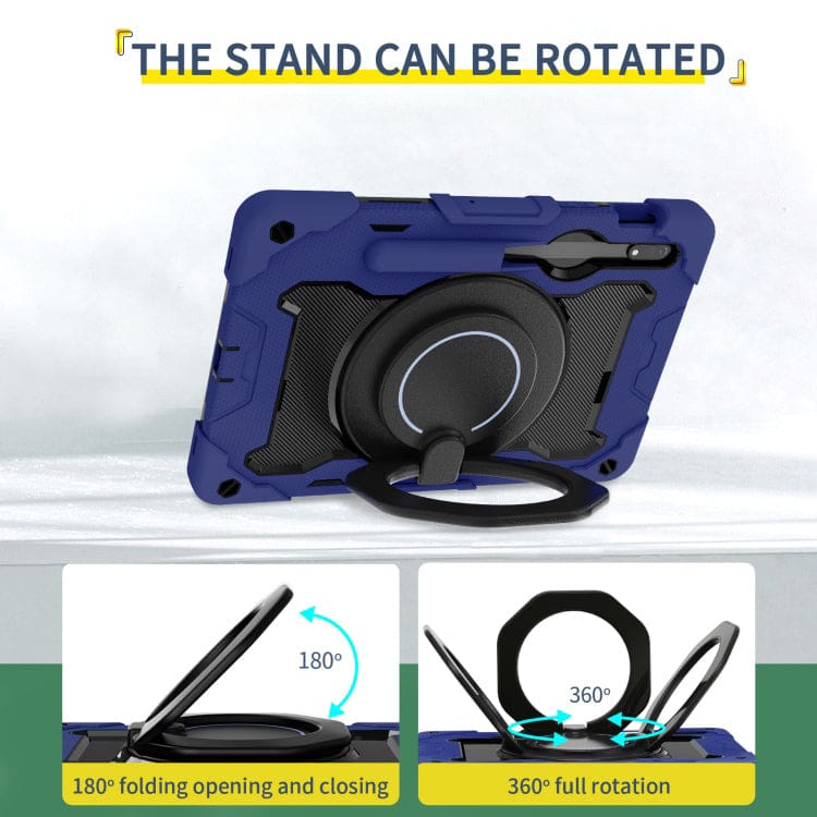 Samsung Galaxy Tab S9+ / Tab S10+ Armor HD Shockproof Rugged Cover with Stand - Image 5