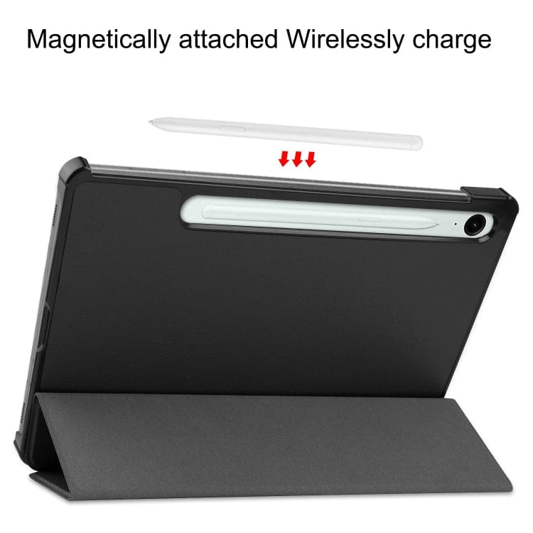 Samsung Galaxy Tab S9 FE+ / S10+ Custer Flip Front Tri-Fold Protective Tablet Cover - Image 6