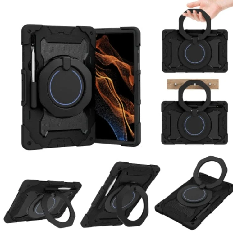 Samsung Galaxy Tab S9 Ultra / S10 Ultra Armor HD Shockproof Rugged Cover with Stand - Image 8