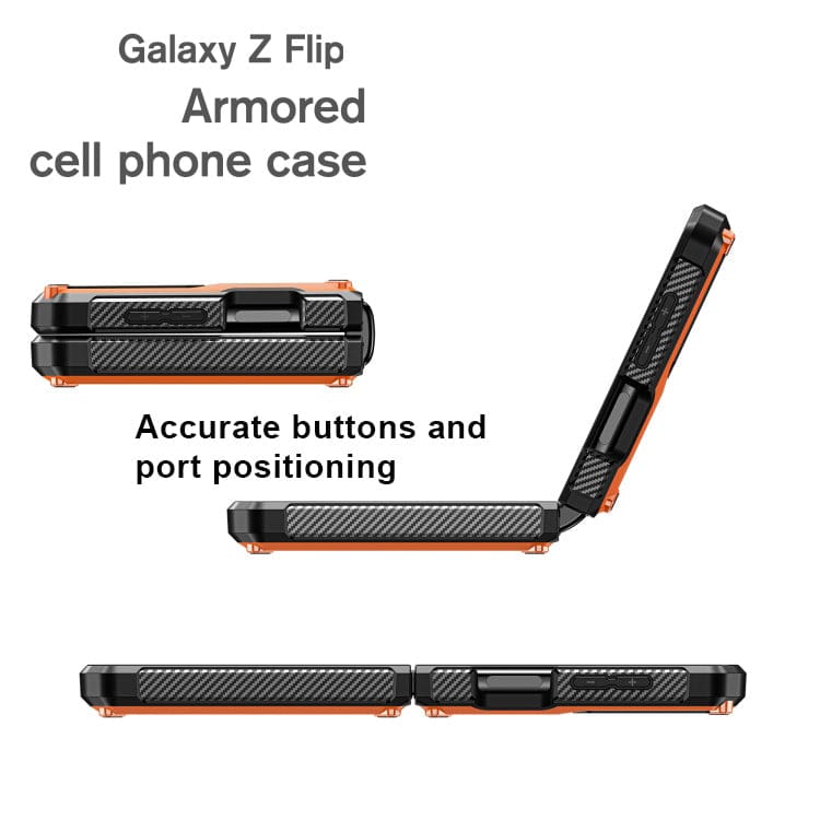 Samsung Galaxy Z Flip 4 - Armour Rugged Rigid Cover, Strong PC Material - Image 4