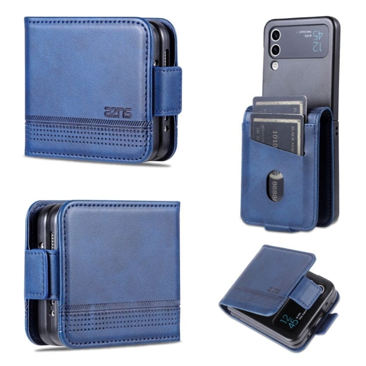 Samsung Galaxy Z Flip 4 AZNS PU Leather Card Wallet - Image 8
