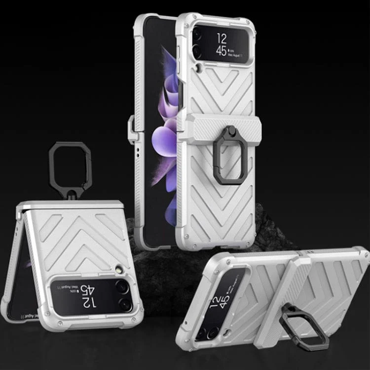 Samsung Galaxy Z Flip 4 GKK Protective Cover, Magnetic Hinge, Stand - Image 9
