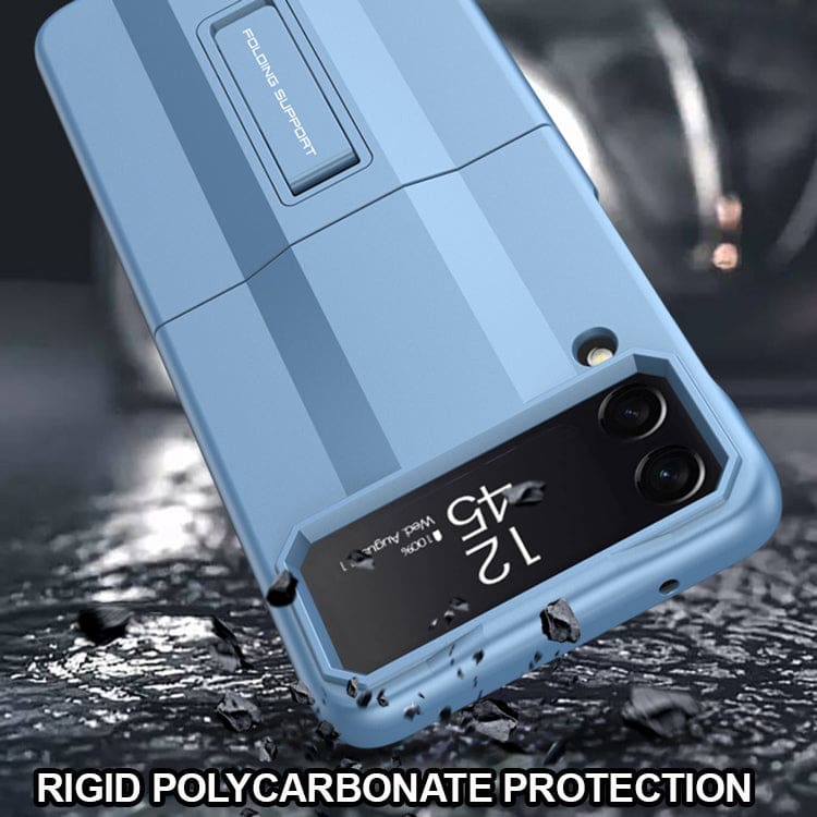 Samsung Galaxy Z Flip 4 GKK Rigid Protective Cover, Pop Out Stand, Flexible Hinge - Image 4