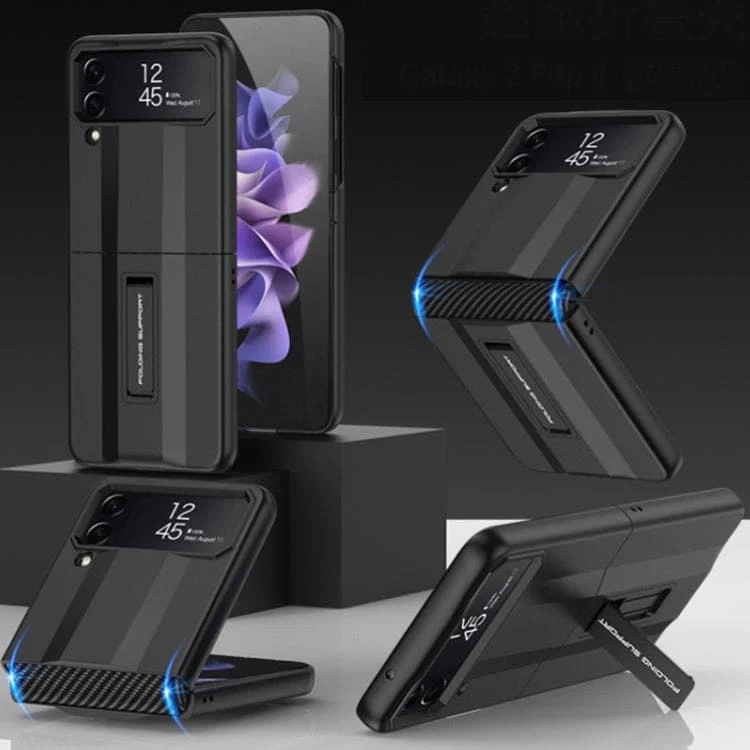 Samsung Galaxy Z Flip 4 GKK Rigid Protective Cover, Pop Out Stand, Flexible Hinge - Image 7