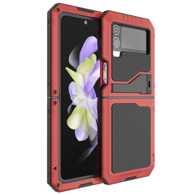 Samsung Galaxy Z Flip 4 Redpepper Max Metal Armour Rugged Cover, Strong Metal Frame - Image 6