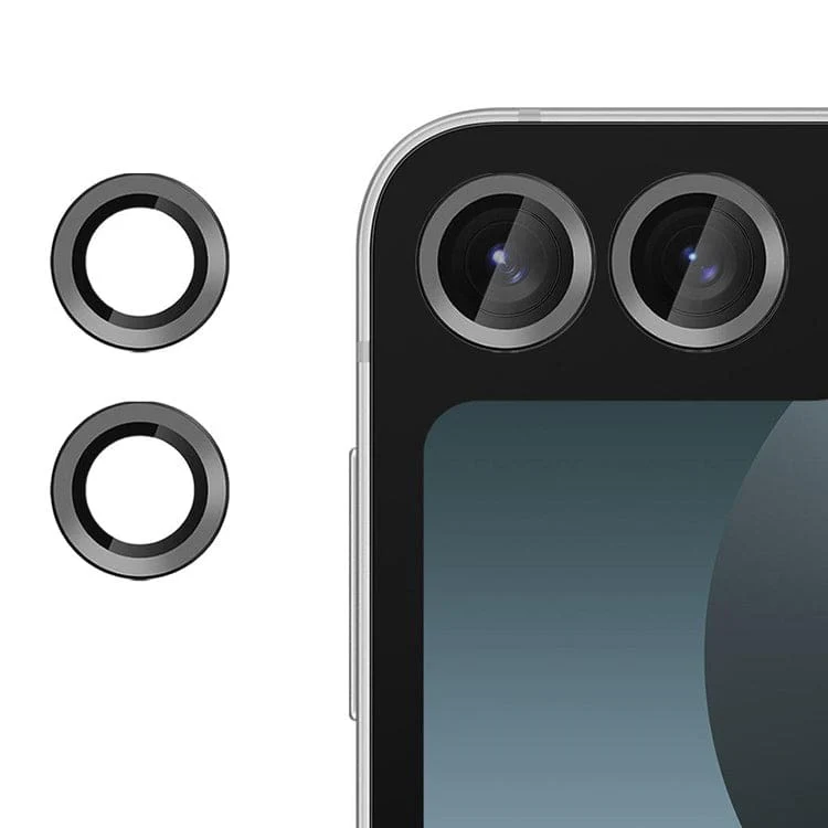 Samsung Galaxy Z Flip6 Camera Lens Protector | Kalebol Tempered Glass Ring Caps